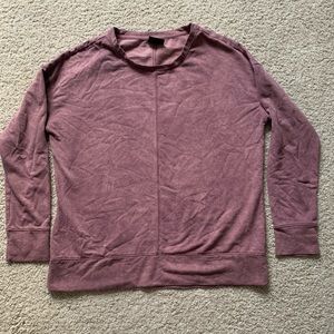 Purple sweater crewneck